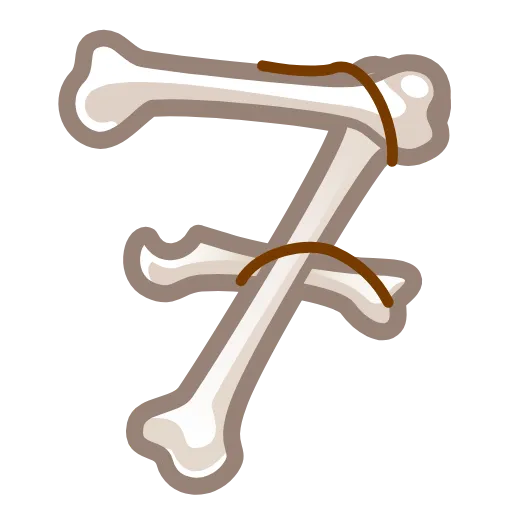 💀 Эмодзи «Bony Font Emoji» для Telegram