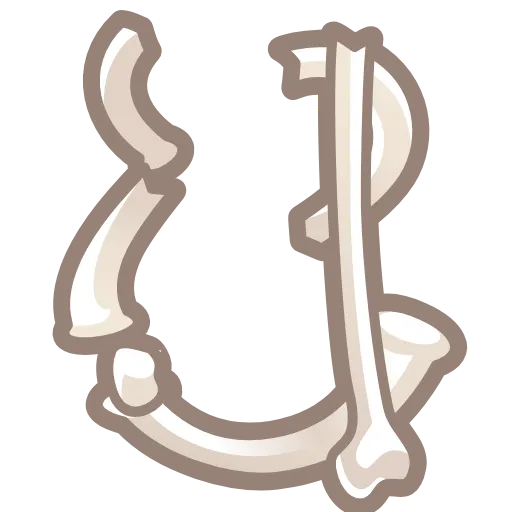 💀 Эмодзи «Bony Font Emoji» для Telegram