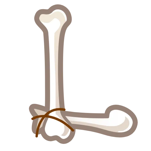 💀 Эмодзи «Bony Font Emoji» для Telegram