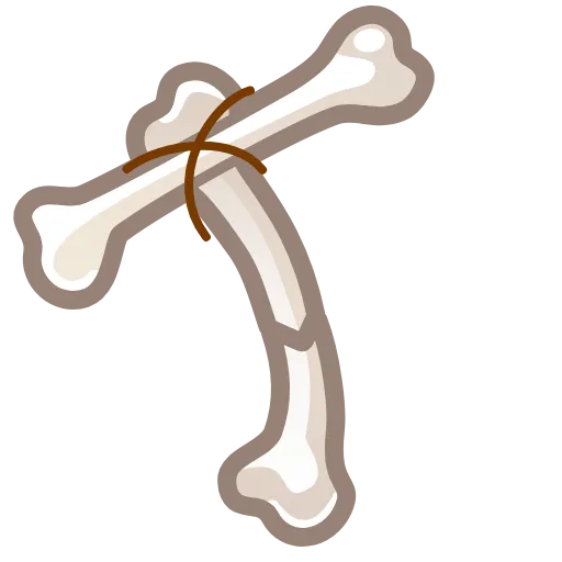 💀 Эмодзи «Bony Font Emoji» для Telegram