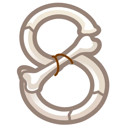 💀 Эмодзи «Bony Font Emoji» для Telegram