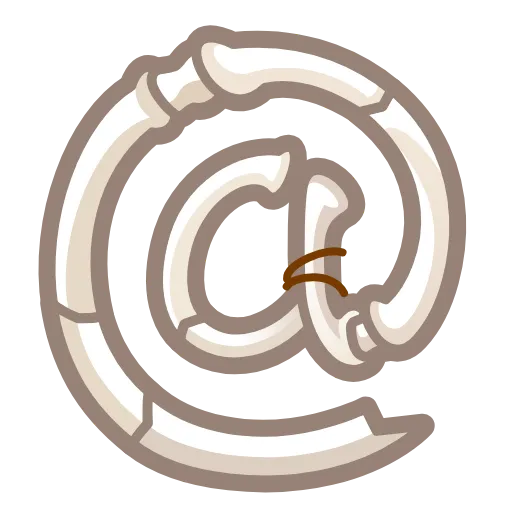 💀 Эмодзи «Bony Font Emoji» для Telegram