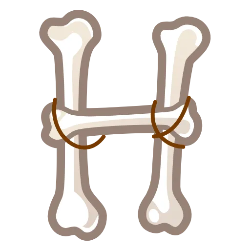 💀 Эмодзи «Bony Font Emoji» для Telegram