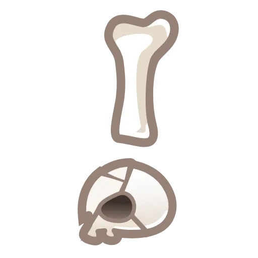 💀 Эмодзи «Bony Font Emoji» для Telegram