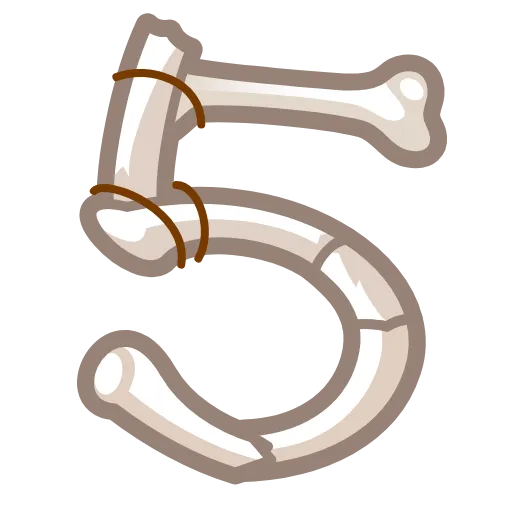💀 Эмодзи «Bony Font Emoji» для Telegram