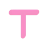 🤩 Эмодзи «Розовые буквы, цифры» для Telegram