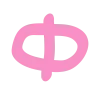 🤩 Эмодзи «Розовые буквы, цифры» для Telegram