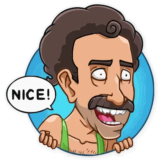 👍 Эмодзи «Borat Sagdiyev» для Telegram