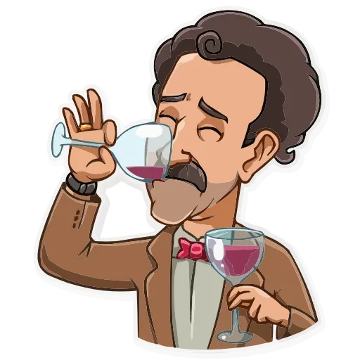 🍷 Эмодзи «Borat Sagdiyev» для Telegram
