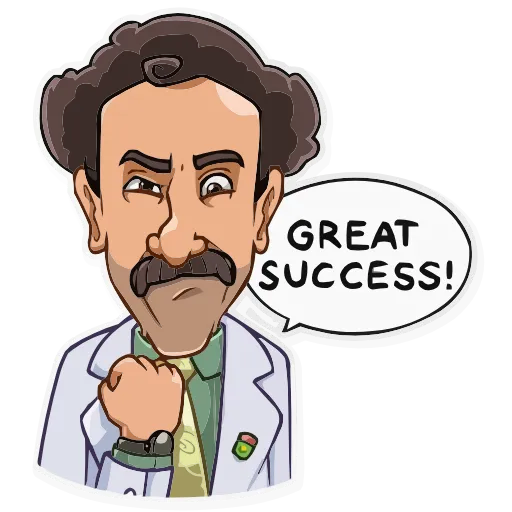 ✊ Эмодзи «Borat Sagdiyev» для Telegram