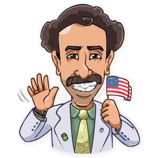 👋 Эмодзи «Borat Sagdiyev» для Telegram