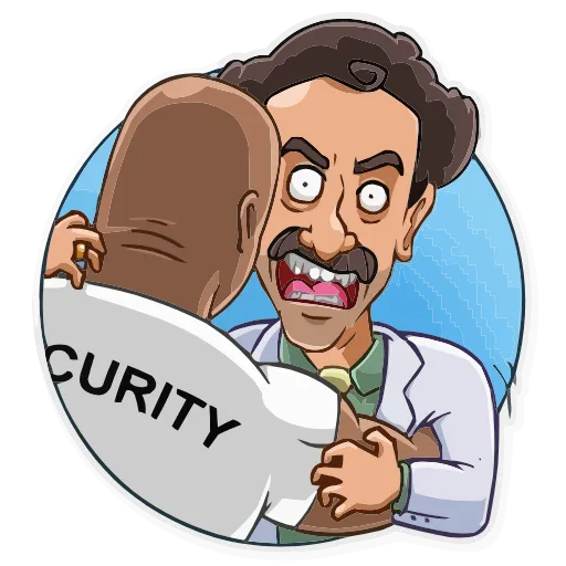 😠 Эмодзи «Borat Sagdiyev» для Telegram