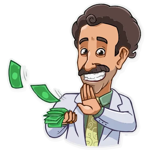🤑 Эмодзи «Borat Sagdiyev» для Telegram