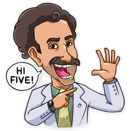 🖐 Эмодзи «Borat Sagdiyev» для Telegram