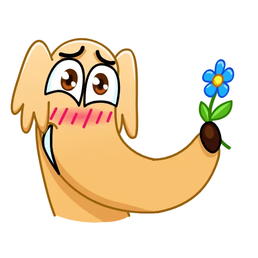 ❤️ Стикер «Borzoi» для Telegram