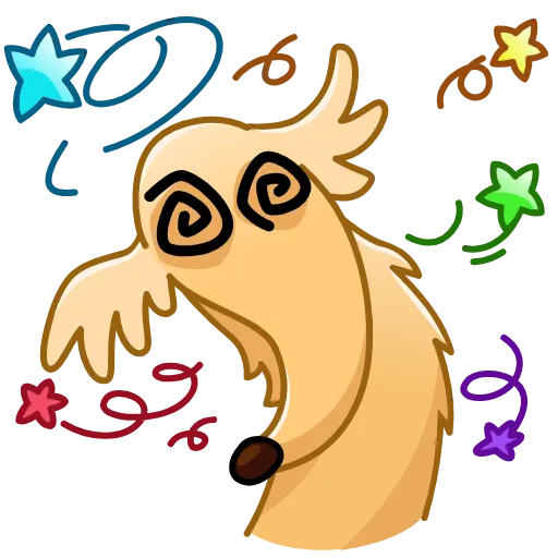 😵‍💫 Стикер «Borzoi» для Telegram
