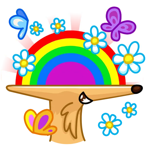 🌈 Стикер «Borzoi» для Telegram