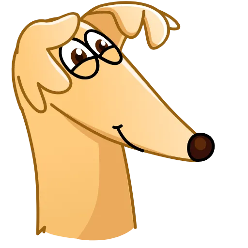 🫣 Стикер «Borzoi» для Telegram