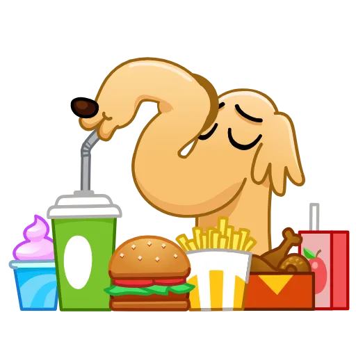 🍔 Стикер «Borzoi» для Telegram