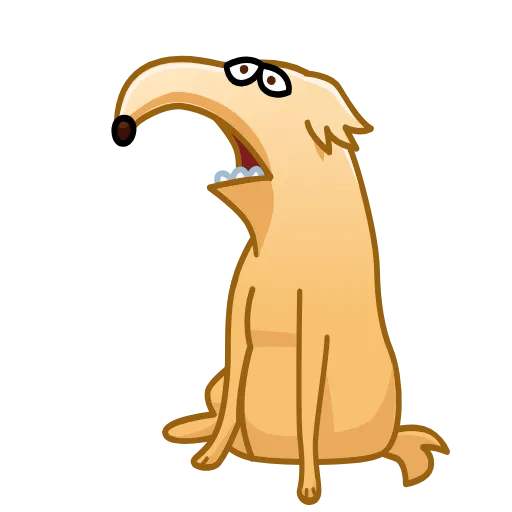 ☹️ Стикер «Borzoi» для Telegram