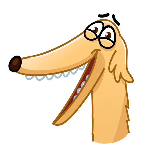 😓 Стикер «Borzoi» для Telegram