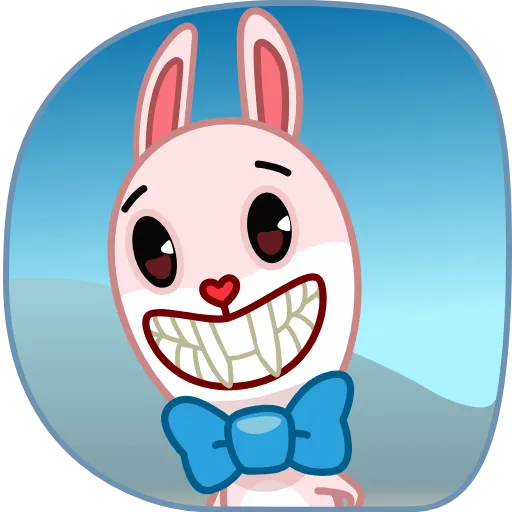 😈 Эмодзи «Bowtie Bunny» для Telegram