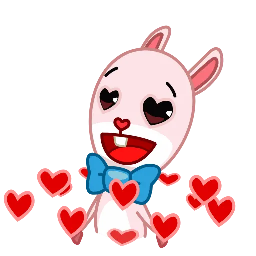 🥰 Эмодзи «Bowtie Bunny» для Telegram