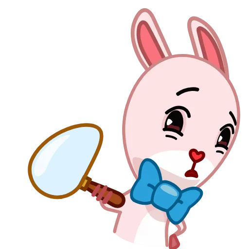 Стикерпак Bowtie Bunny для Telegram