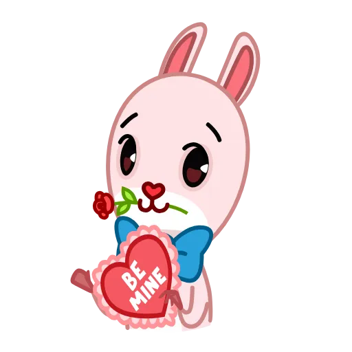 🌹 Эмодзи «Bowtie Bunny» для Telegram