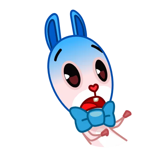 😨 Эмодзи «Bowtie Bunny» для Telegram