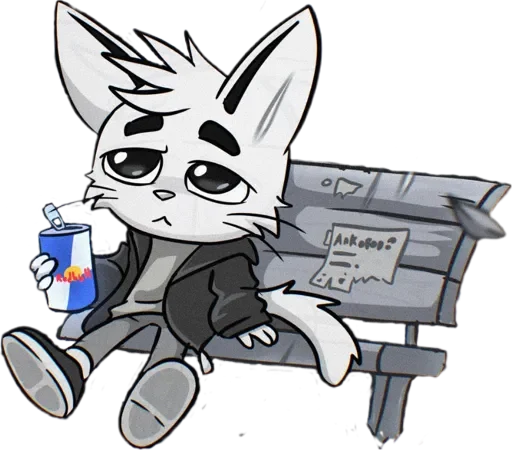 🖼 Стикер «Brad Cat» для Telegram