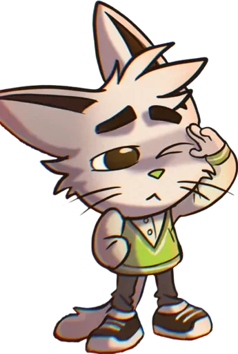 🖼 Стикер «Brad Cat» для Telegram