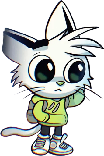 🖼 Стикер «Brad Cat» для Telegram