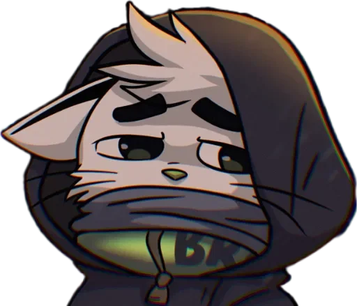 🖼 Стикер «Brad Cat» для Telegram