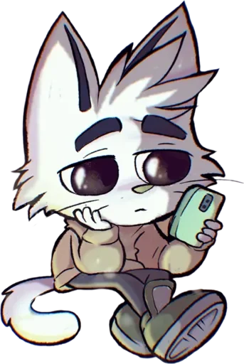🖼 Стикер «Brad Cat» для Telegram