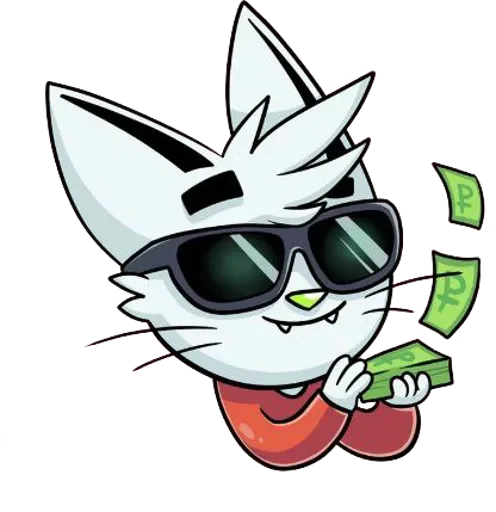 💸 Стикер «Brad Cat» для Telegram