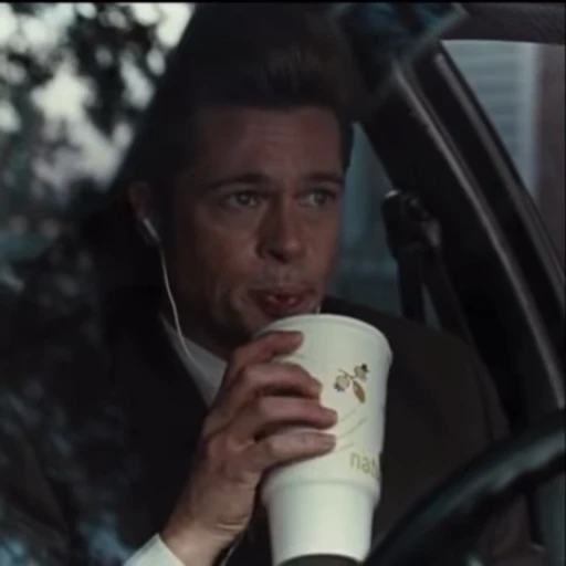 🥤 Стикер «Brad Pitt» для Telegram