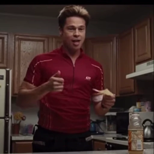 🤙 Стикер «Brad Pitt» для Telegram