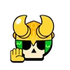 ✖️ Эмодзи «Brawl Pass Pins» для Telegram