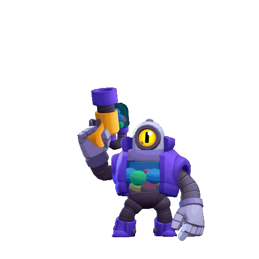 😵 Стикер «Brawl Stars animated» для Telegram