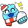 🤩 Эмодзи «ɴᴇᴡ ʏᴇᴀʀ ʙʀᴀᴡʟ» для Telegram