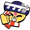 🤩 Эмодзи «ɴᴇᴡ ʏᴇᴀʀ ʙʀᴀᴡʟ» для Telegram