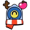 🤩 Эмодзи «ɴᴇᴡ ʏᴇᴀʀ ʙʀᴀᴡʟ» для Telegram