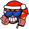 🤩 Эмодзи «ɴᴇᴡ ʏᴇᴀʀ ʙʀᴀᴡʟ» для Telegram