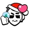🤩 Эмодзи «ɴᴇᴡ ʏᴇᴀʀ ʙʀᴀᴡʟ» для Telegram