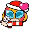 🤩 Эмодзи «ɴᴇᴡ ʏᴇᴀʀ ʙʀᴀᴡʟ» для Telegram