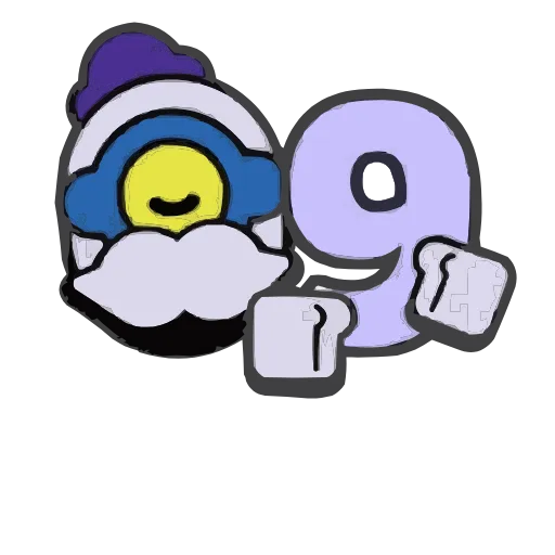 9️⃣ Эмодзи «Brawl Stars Font» для Telegram