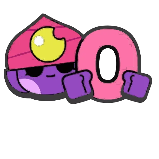 0️⃣ Эмодзи «Brawl Stars Font» для Telegram