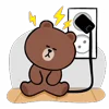 🔋 Эмодзи «Brown Cony» для Telegram