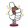 👍 Эмодзи «Brown Cony» для Telegram